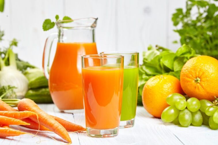 Natural juices are an effective helper in the fight against chronic prostatitis